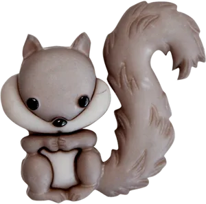 Cute Cartoon Squirrel Figurine
