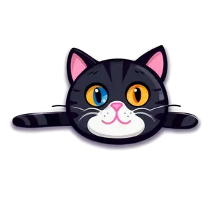 Cute Cat Character PNG 36