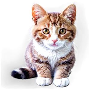 Cute Cat Clipart PNG Uwt