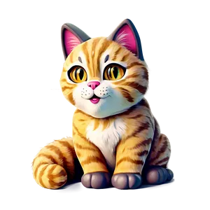 Cute Cat Mascot PNG 05232024