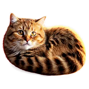 Cute Cat Sketch PNG 05232024