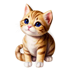 Cute Cat Sketch PNG Xby66