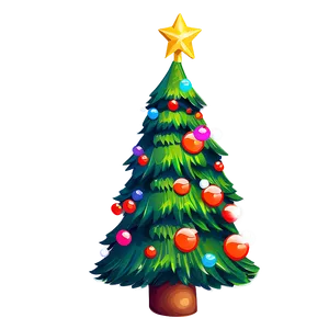 Cute Christmas Tree Png 06252024 PNG image