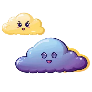 Cute Cloud B PNG