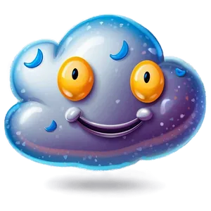 Cute Cloud Cartoon Png 22 PNG image