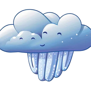 Cute Cloud Clipart PNG 05252024