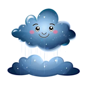 Cute Cloud Clipart Png 05252024 PNG image