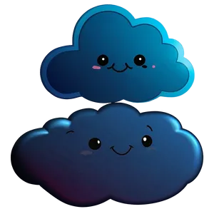 Cute Cloud Vector For Kids Png 25 PNG image