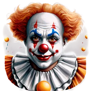 Cute Clown Sketch PNG Dwb58