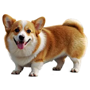 Cute Corgi PNG Twu