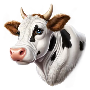 Cute Cow Face Png Idw PNG image