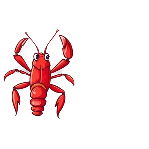 Cute Crawfish Mascot Png 06122024 PNG image