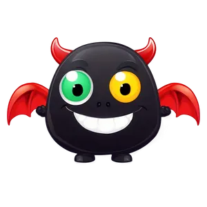 Cute Devil Mascot Png 8 PNG image