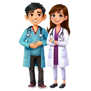 Cute Doctor Cartoon Png Mbp9 PNG image