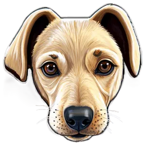 Cute Dog Head Clipart Png Mgq59 PNG image