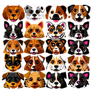 Cute Dogs PNG Bwi23