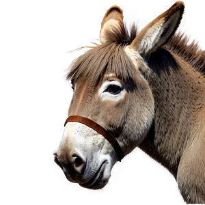 Cute Donkey Character PNG Pfh