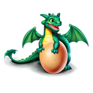 Cute Dragon In Egg Png 32 PNG image