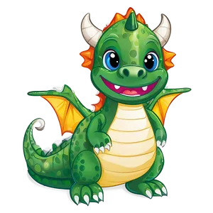 Cute Dragon In Forest PNG 63