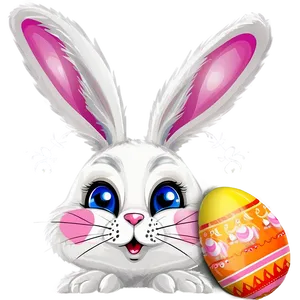 Cute Easter Bunny PNG 88