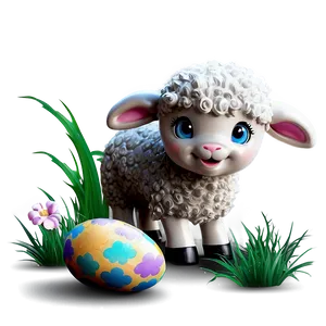 Cute Easter Lamb Png 33 PNG image