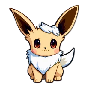 Cute Eevee Wallpaper Png Pab PNG image