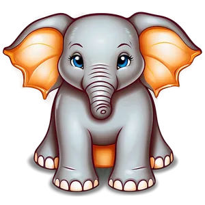 Cute Elephant Cartoon Png 11 PNG image