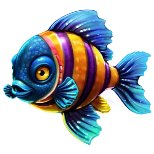 Cute Fantasy Fish PNG Gwh
