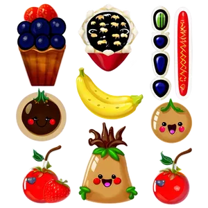 Cute Fantasy Food Png 06252024 PNG image