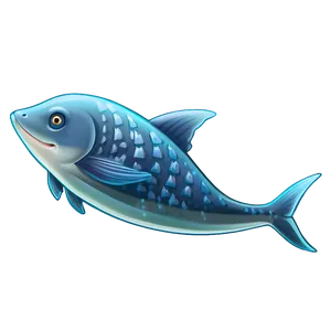 Cute Fin Illustration Png 06272024 PNG image