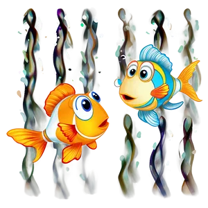 Cute Fish In Water PNG Tpr PNG