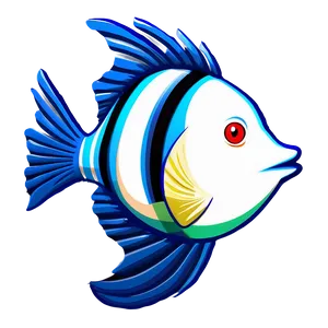 Cute Fish School PNG Qng