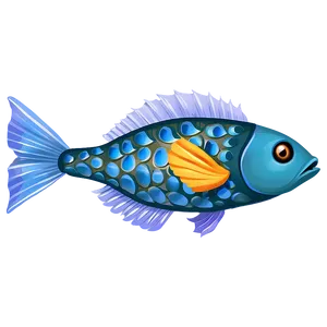 Cute Fish Swimming PNG Xit38 PNG