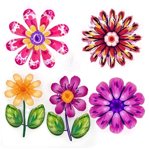 Cute Flower Patterns PNG Kjf PNG