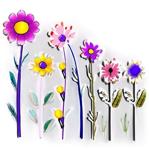 Cute Flower Patterns PNG Lyy4 PNG