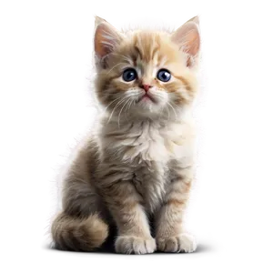 Cute Fluffy Kitten PNG 05232024
