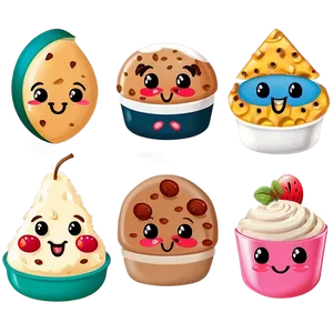 Cute Food With Faces PNG Fuw89 PNG
