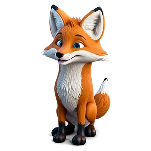 Cute Fox Cartoon Png 73 PNG image