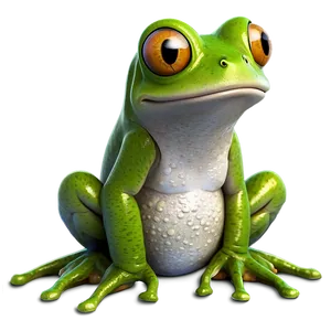 Cute Frog Character PNG 83