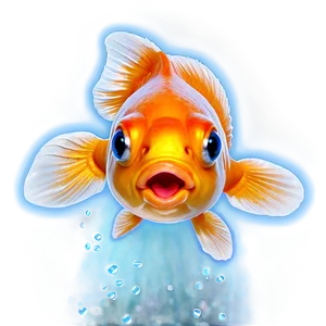 Cute Goldfish PNG Thw71