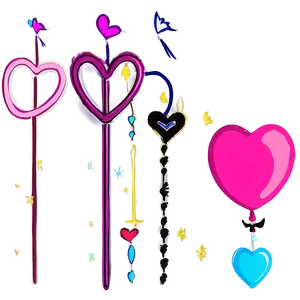 Cute Heart Balloon PNG 05232024