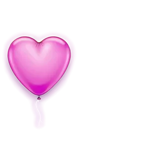 Cute Heart Balloon PNG Kij