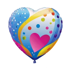 Cute Heart Balloon PNG Swr