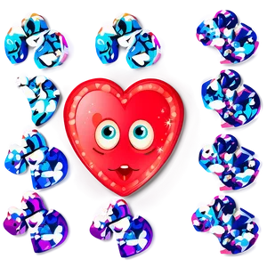 Cute Heart Clipart Design PNG 22