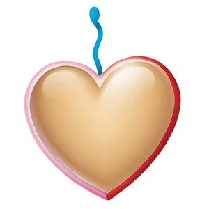 Cute Heart Emoji PNG 05232024