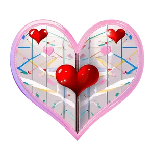 Cute Heart Vector PNG 42
