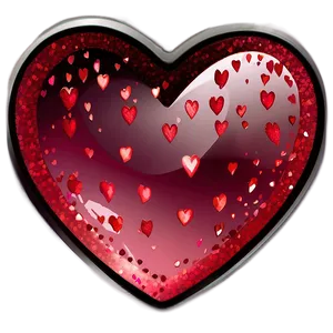 Cute Heart With Glitter PNG Mqy PNG