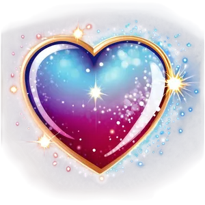 Cute Heart With Sparkles PNG Umm84 PNG
