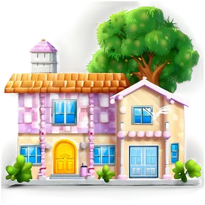 Cute House Emoji Png 56 PNG image