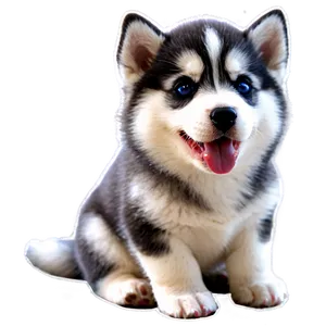 Cute Husky Puppy Png 87 PNG image